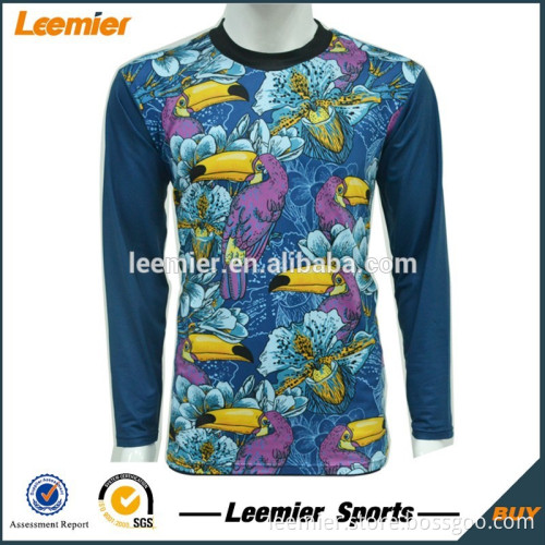 Unisex High quality design printing long sleeve rash guard
